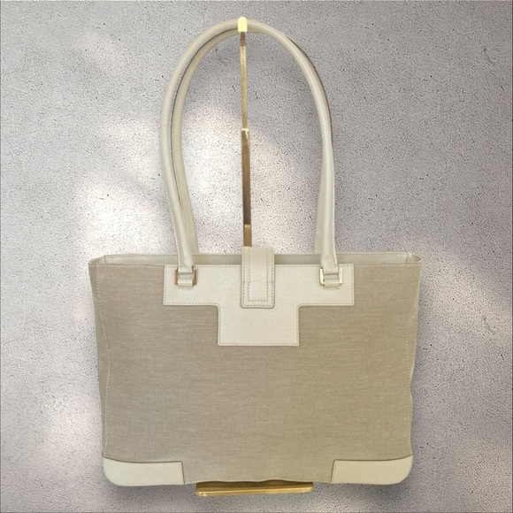 Gucci Square G Tote Bag Tom Ford Era Double Handle G Logo Canvas EUC - Picture 8 of 14